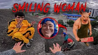 SMILING WOMAN REAL LIFE ESCAPE 73.0 | Horror Parkour Pov Short | Bubbles 3Run