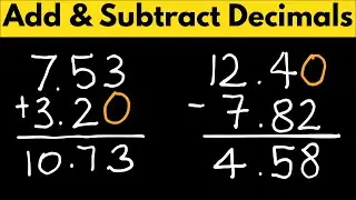 Adding and Subtracting Decimals with Negatives | Easy Step-by-Step Tutorial in One Lesson!