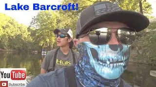 Fishing for bass at lake Barcroft VA!!