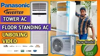 Tower Ac || Panasonic floor standing AC || 3 ton tower inverter AC unboxing video || #raj_tech