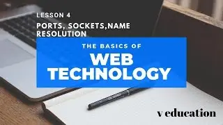 what are ports, sockets , and name resolution ? | internet basic | web technology | lesson 4