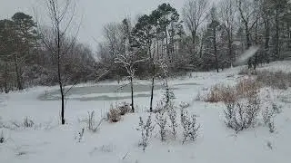 First snowfall in Arkansas 2026 pt 2