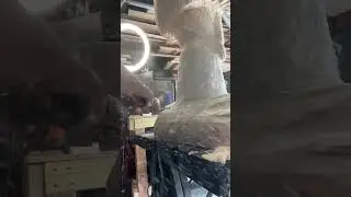 Dust in the wind! Power carving a Bride of Chucky Doll
