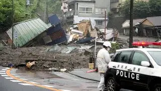 Japan landslides kill at least two, many more missing