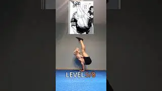 didn't think I could do level 8 💀 #anime #workout #manga #baki #challenge #tengenuzui #calisthenics