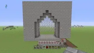 Minecraft PS4 Edition. Redstone Castle Gate updated!
