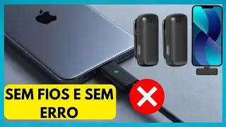 Microfone de lapela IPHONE IPAD Ulanzi j12 ( bom para produ&ccedil;&atilde;o de conte&uacute;do em 2026)