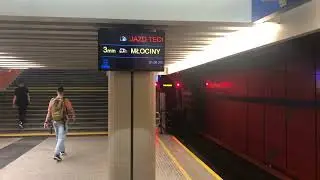 Przejazd techniczny Inspiro nr 55 przez stację Ursynów + RP1 Metro Warszawa
