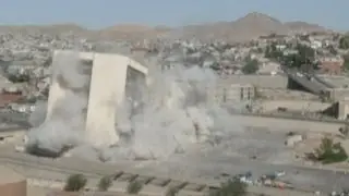 Building explosion: Planned destruction in Texas for baseball stadium