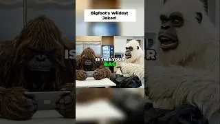 Bigfoot's vampire joke had me ROLLING #funny #bigfoot #shorts