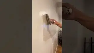How to apply final putty work on wall#shots #satisfying