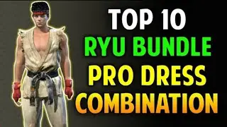 Ryu Bundle Dress Combination For All Players || Street Fighter Bundle Combination In Free Fire😍🔥