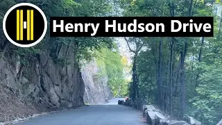 Henry Hudson Drive 4K - New Jersey Scenic Drive Along the Cliffside