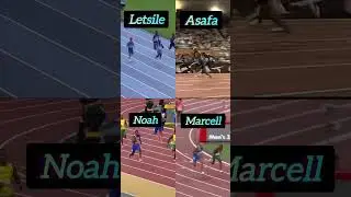 Best Sprinting Form - Noah Lyles, Letsile Tebogo, Asafa Powell, Lamont Marcell Jacobs