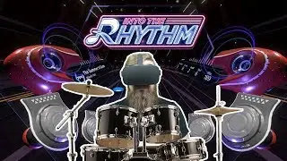 GUITAR HERO FOR DRUMS IN VR | Into The Rhythm | Menu exploration and gameplay | Oculus Rift