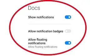 How To Enable Google Docs Notification in Mobile