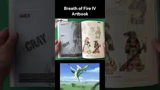 Check out the artbook on Breath of Fire 4! #BOF4 #artbooks 📖🎮🐉