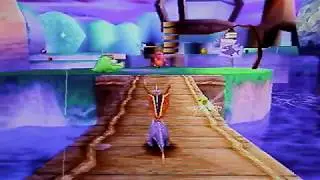 Spyro 3 - Tricking the Slingshot Rhynoc into actually killing the Gator