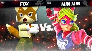 DellaDuckFanatic2017 video request #4 - N64 Fox Vs. Ribbon Girl - Super Smash Brothers