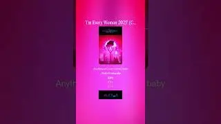 WHITNEY HOUSTON -I'M EVERY WOMEN Cover 