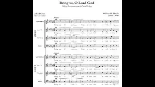 William Harris - Bring us, O Lord God (score)