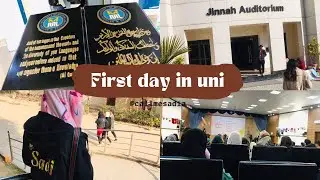First Day in Numl University 😂✨||call me sadia||