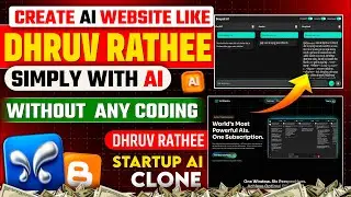 Create AI Website Like Dhruv Rathee (No Coding) | Blogger + Google AI Studio