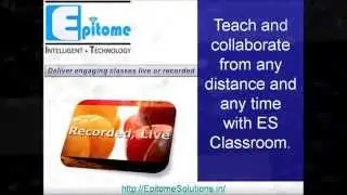ES - Online classroom software | virtual classroom software | online teaching software