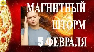 НОВЫЕ ДАННЫЕ! МАГНИТНЫЙ  ШТОРМ 5 ФЕВРАЛЯ 2026!