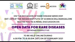 Discussion on Open data for Rare diseases : An Indian Perspective