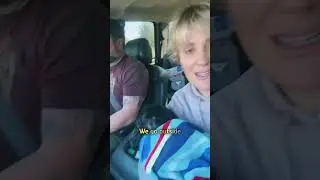 mini donkey moves inside their house