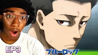 WHO IS THIS GUY?! Watching BLUE LOCK For The FIRST TIME! Blue lock Episode 3 Reaction