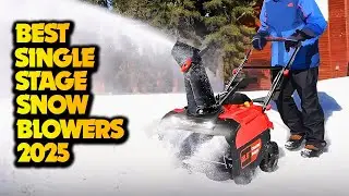 5 Best Single Stage Snow Blowers For CLEARING Snow