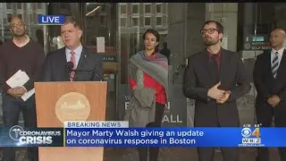 Mayor Walsh Updates Public On Boston's Coronavirus Response