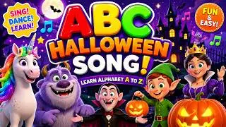 ABC Halloween Song for Kids | Learn Alphabet A to Z with Spooky Fun Characters 🎃👻