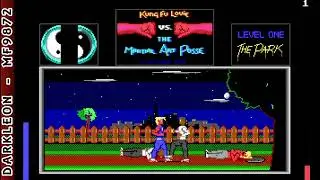 Kung Fu Louie Vs The Martial Art Posse &copy; 1989 R Salgado - PC DOS - Gameplay