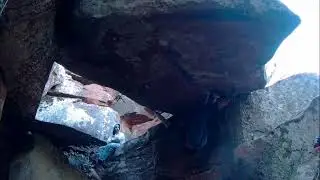 Capicua 7c, Cabrerizo, Albarracin Boulder 