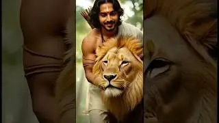 Arjuna and the Lion &ndash; A Divine Bond | Mahabharata Cinematic Story | Arun AI Life #Arjuna #mahabharat