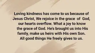 We Rejoice in the Grace of God(SATB)/piano instrumental