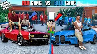 Franklin Blue Gang Vs Trevor Red Gang Car Top Speed Challenge In GTA 5!
