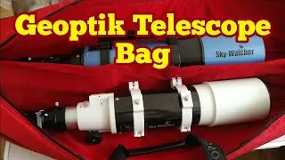 Geoptik Refractor Telescope Carrying Bag/ Unboxing, Review, Use