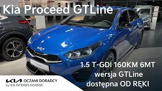 Kia Proceed [1.5 T-GDI 160KM 6MT] wersja GTLine z pakietem AEB i TEC w kolorze Blue Flame - od ręki!