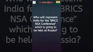 BRICS NSA Conference || Current Affairs || #ssc #upsc #shorts