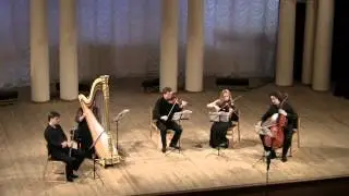 Jean Fran&ccedil;aix Quintet №1 for flute, string trio & harp