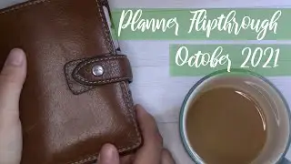 October 2021 Planner Flipthrough