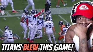 CHIEFS FAN REACTS TO! Titans vs Broncos Game Highlights | 2025 Season Week 1