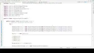 How to Use SequenceInputStream | Java Program |  #2024