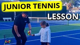 Tennis - junior tennis lesson developing technique #tennis #juniortennis #tennistechnique