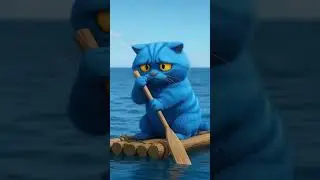 Family Yacht Trip Gone Wrong! 🛥️😱 Blue Cat Thrown Into the Sea but Finds Way Home 🐱🌊