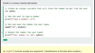 Lezione 15 - Input dell'utente in Linguaggio C - CORSO INFORMATICA TUTORIAL PROGRAMMAZIONE C